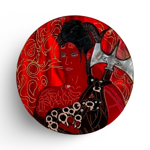 Red - brooch