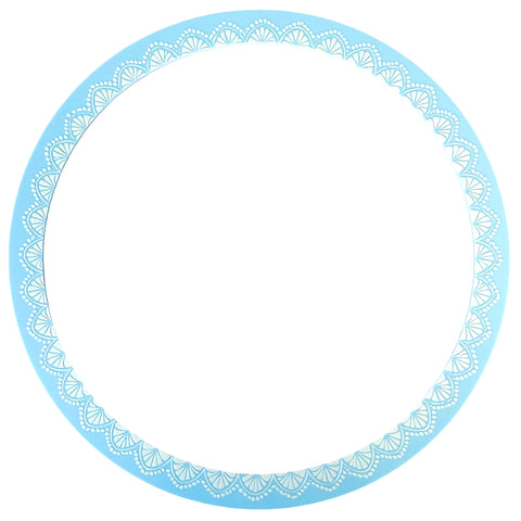Blue Vintage Lace - Clock Frame