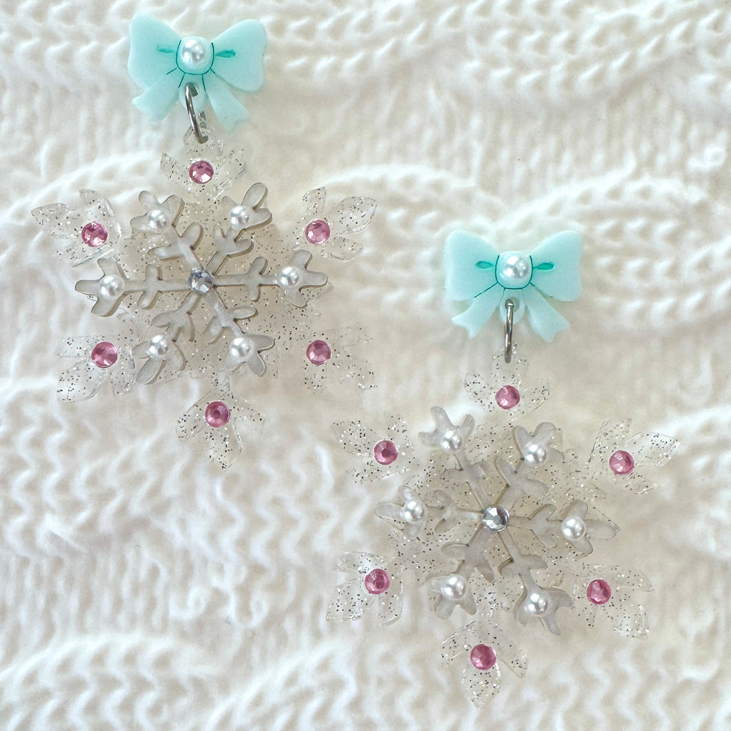 Snowflake - earrings