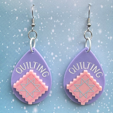Quilting - earrings
