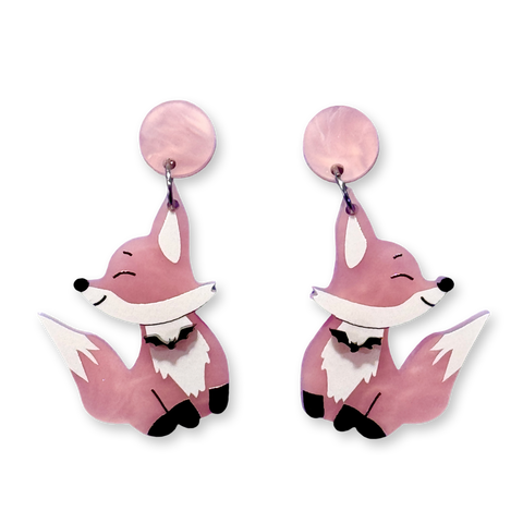 Pinkula Fox 🦊 - earrings