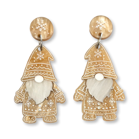 Ginger the gnome - earrings