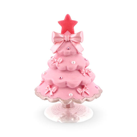 Pink Christmas tree - Figurine