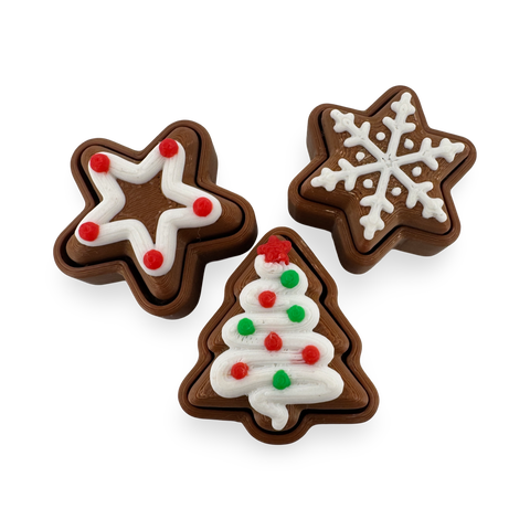 Gingerbread cookie 3pk  - clickers