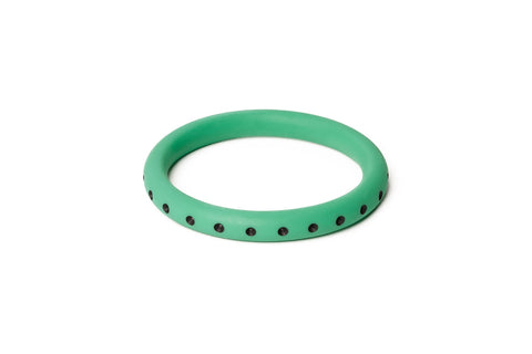 Narrow Sea Glass Matte Bangle Medium Classic
