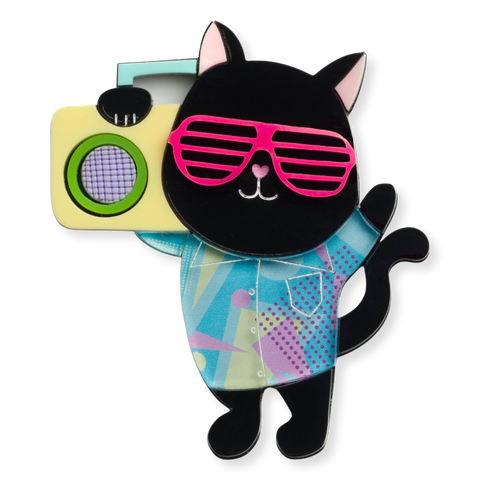 James 80s Kitty - Brooch