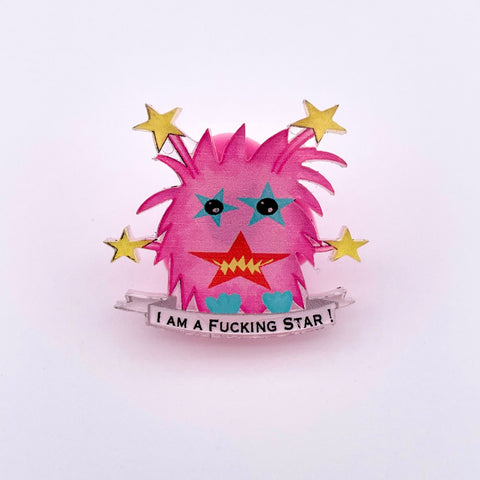 All Star - Acrylic pin